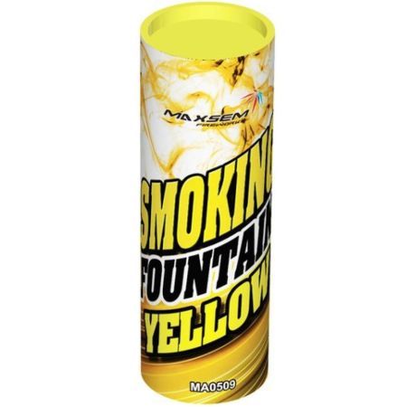 Цветной дым желтый, SMOKING FOUNTAIN YELLOW